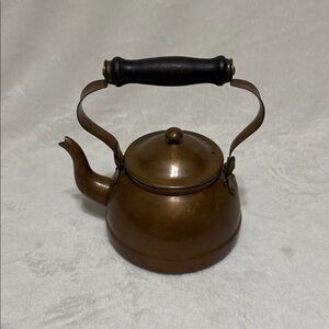 Vintage Tea Kettle with Black Handle